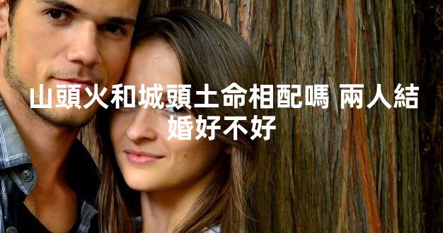 山頭火和城頭土命相配嗎 兩人結婚好不好